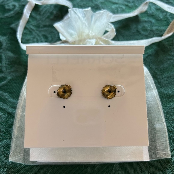 Sorrelli Two Toned Stud Earrings - Picture 2 of 3